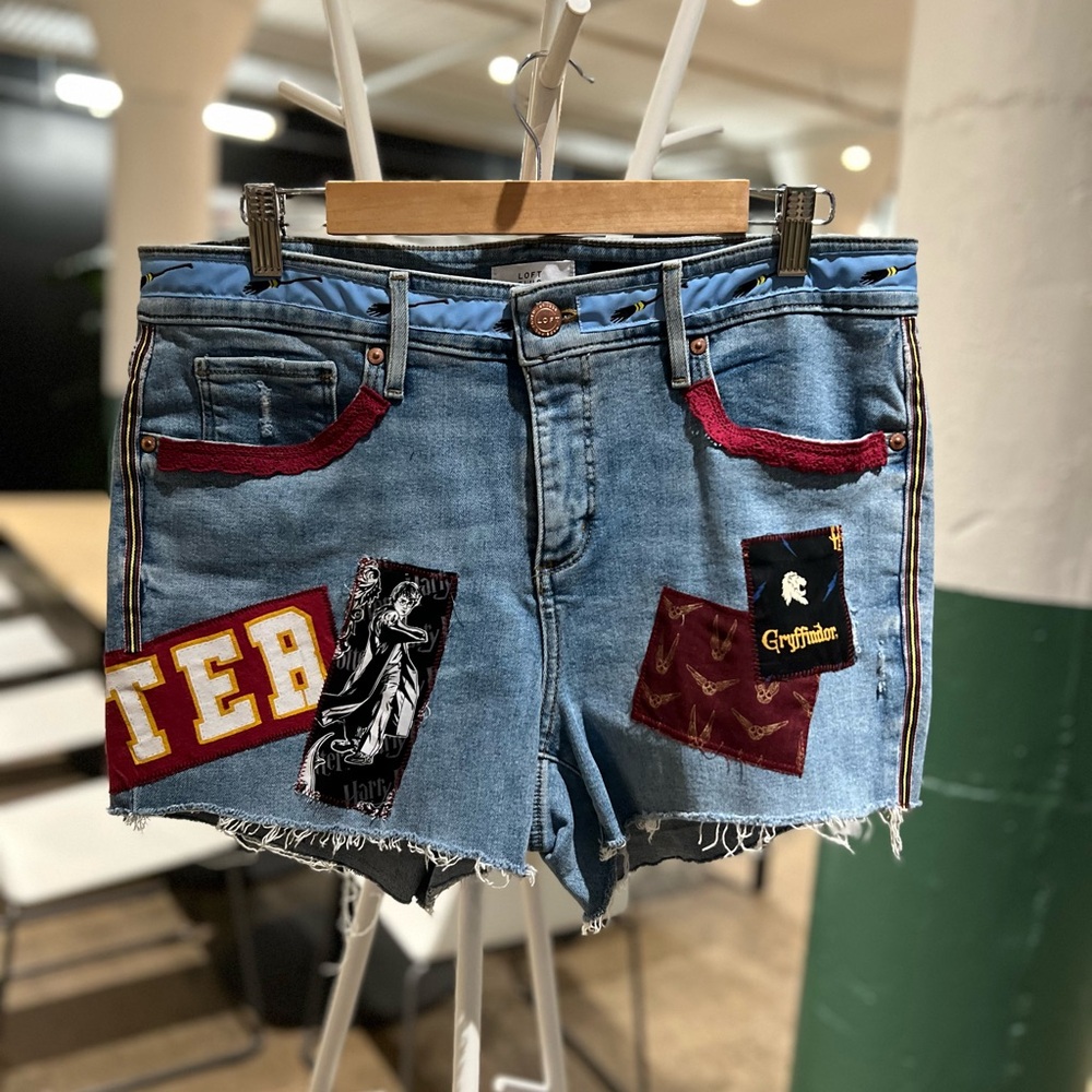 Harry Potter Upcycled Custom Patchwork Collagewom… - image 1